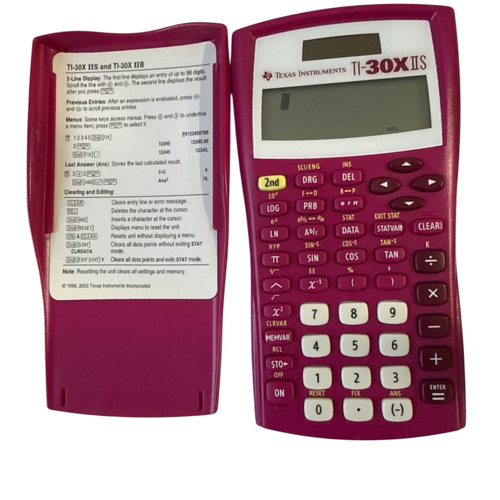 Texas Instruments Pink Calculator